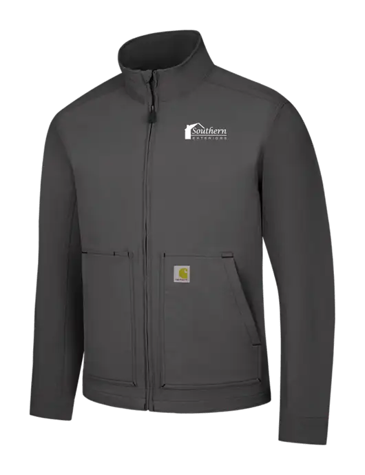 Carhartt Dark Grey Super Dux Soft Shell Jacket w/Southern Exteriors Logo