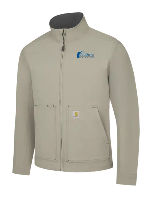Carhartt Light  Grey Super Dux Soft Shell Jacket w/Southern Exteriors Logo