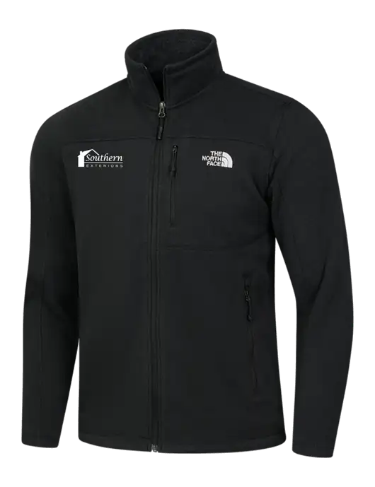 North Face Black Heather Sweater Fleece Jacket w/Southern Exteriors Logo