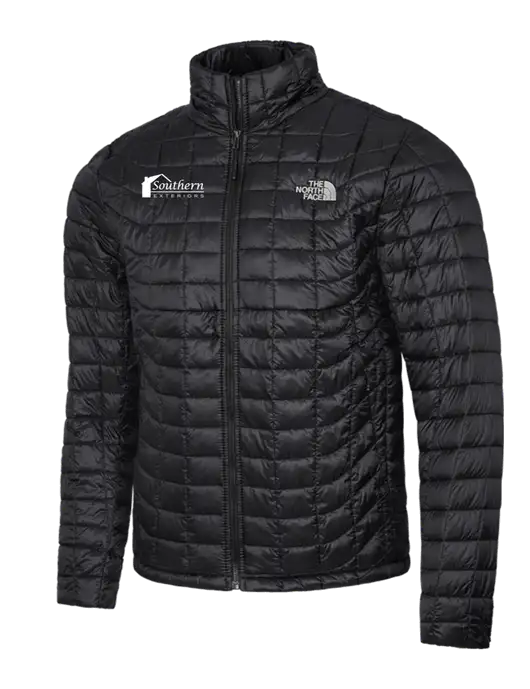 North Face Matte Black ThermoBall Trekker Jacket w/Southern Exteriors Logo