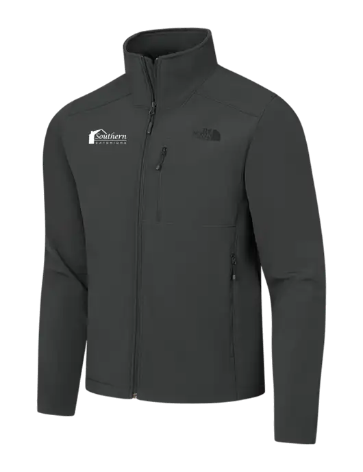The North Face Dark Medium Grey Apex Barrier Soft Shell Jacket w/Southern Exteriors Logo