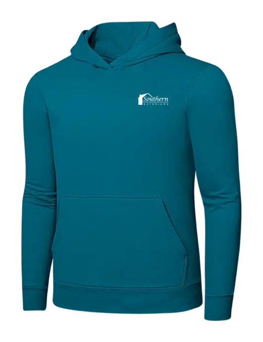 Dark Teal 7.8 oz Ring Spun Hooded Sweatshirt w/Southern Exteriors Logo