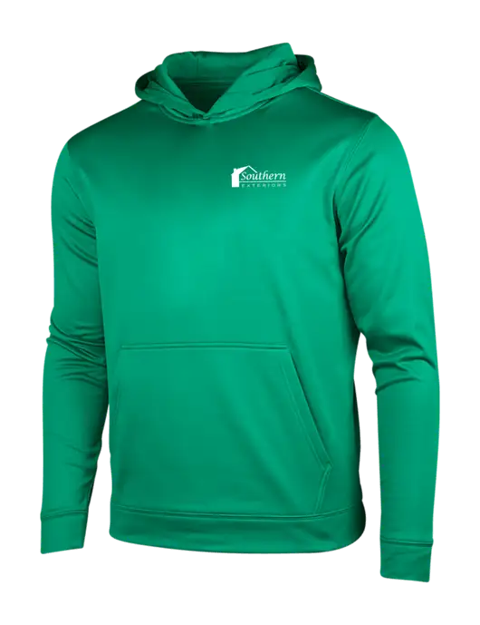 Kelly Green Sport-Wick Fleece Hooded Pullover w/Southern Exteriors Logo