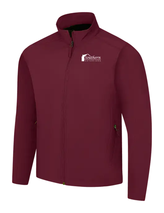 Maroon Core Soft Shell Jacket w/Southern Exteriors Logo