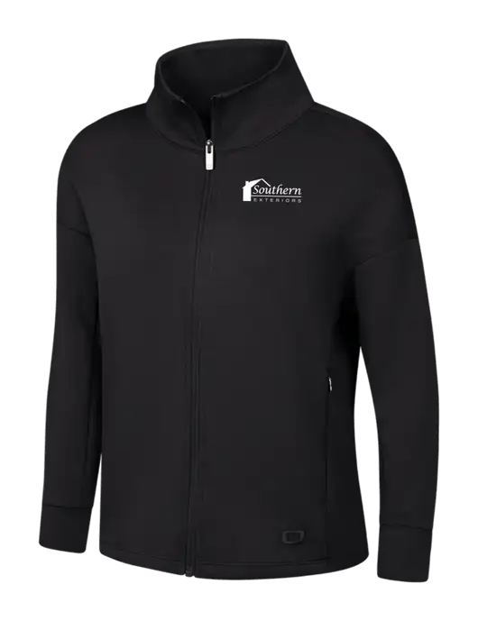 OGIO Womens Black Transcend Full-Zip w/Southern Exteriors Logo