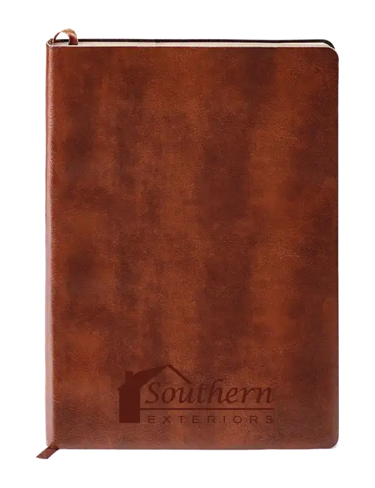 Fabrizio Brown Soft Cover 5.75 x 8.125 Journal w/Southern Exteriors Logo