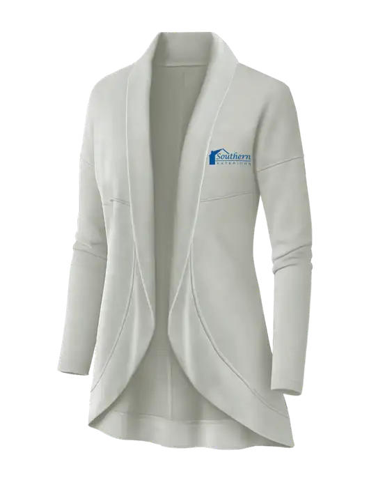 OGIO Ivory Snow Womens Luuma Cocoon Fleece w/Southern Exteriors Logo