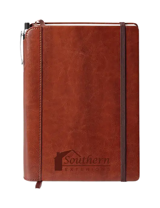 Fabrizio Brown Journal 6.375 x 8.375 Combo w/Southern Exteriors Logo