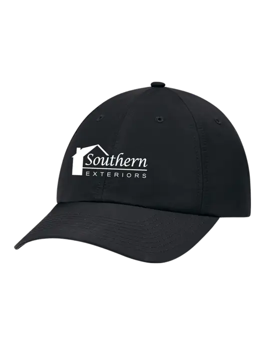 Richardson Relaxed Performance Lite Black Cap w/Southern Exteriors Logo