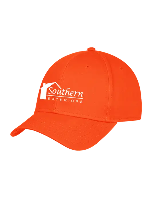 Orange Structured Cap Hook & Loop w/Southern Exteriors Logo