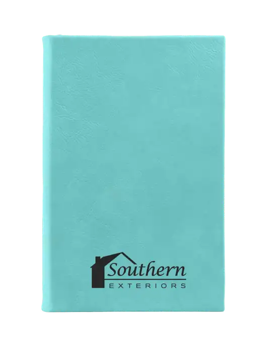 Seafoam Leatherette 5.25 x 8.25 Journal w/Southern Exteriors Logo
