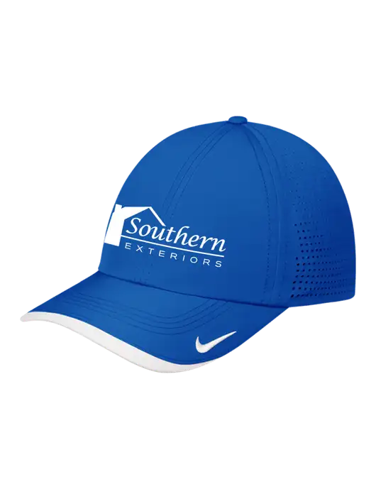 Nike Royal/White Dri-FIT Perforated Performance Cap w/Southern Exteriors Logo