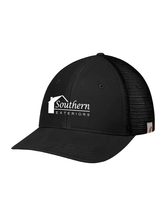 Carhartt Black Canvas Trucker Cap w/Southern Exteriors Logo