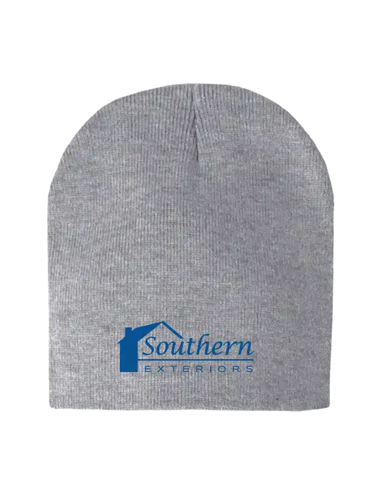 Light Grey Heather Element Knit Beanie w/Southern Exteriors Logo