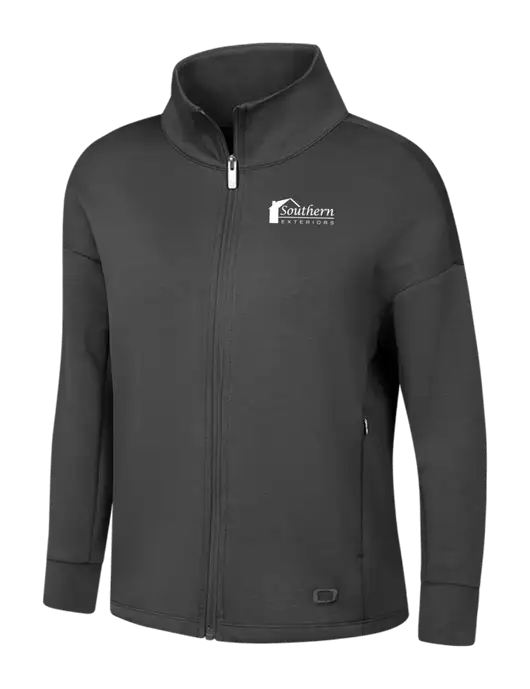 OGIO Womens Dark Grey Transcend Full-Zip w/Southern Exteriors Logo