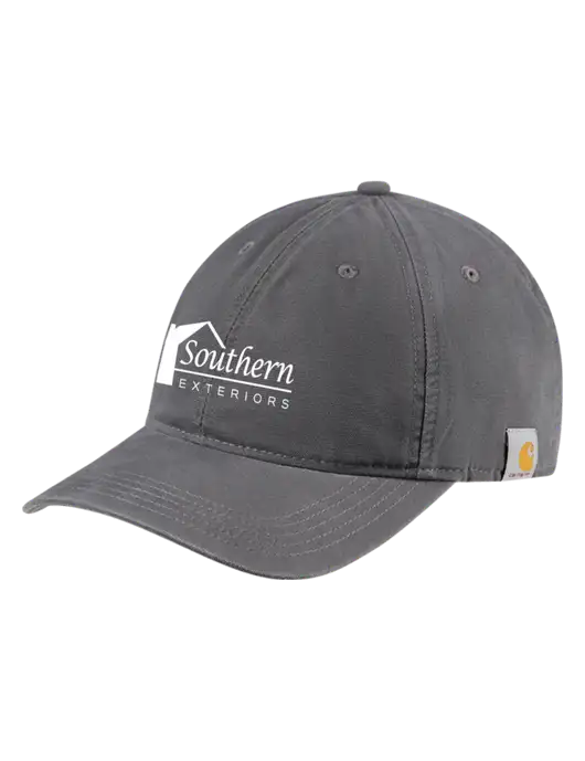 Carhartt Dark Grey Cotton Canvas Cap w/Southern Exteriors Logo