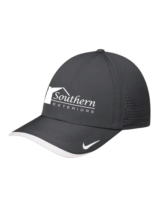 Nike Dark Grey/White Dri-FIT Perforated Performance Cap w/Southern Exteriors Logo