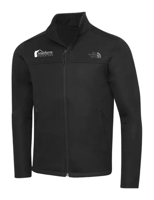 North Face Black Ridgewall Soft Shell Jacket w/Southern Exteriors Logo