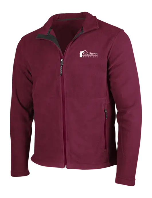 Maroon Fleece Jacket w/Southern Exteriors Logo