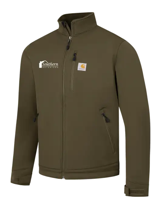 Carhartt Olive Crowley Soft Shell Jacket w/Southern Exteriors Logo
