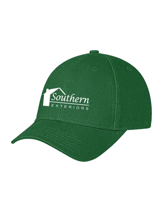 Kelly Green Structured Soft Snap Closure Hook & Loop Cap w/Southern Exteriors Logo