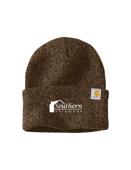 Carhartt Brown Heather Watch Cap 2.0 w/Southern Exteriors Logo