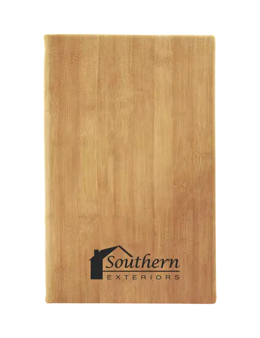 Bamboo Leatherette 5.25 x 8.25 Journal w/Southern Exteriors Logo