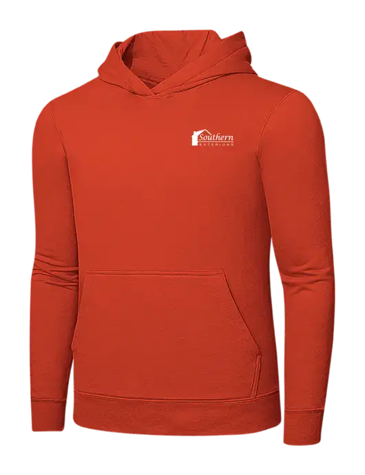 Orange 7.8 oz Ring Spun Hooded Sweatshirt w/Southern Exteriors Logo