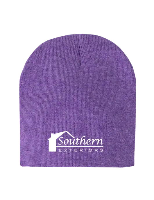 Purple Heather Element Knit Beanie w/Southern Exteriors Logo