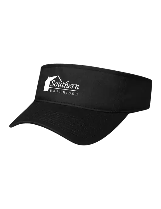 Black Cap Visor w/Southern Exteriors Logo