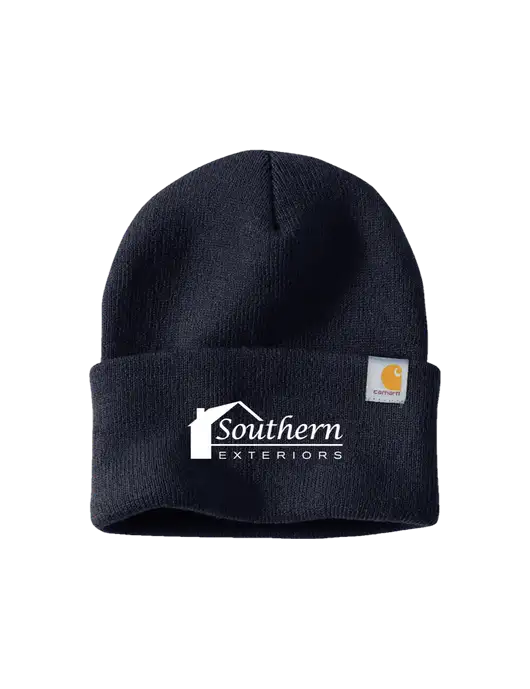 Carhartt Navy Watch Cap 2.0 w/Southern Exteriors Logo