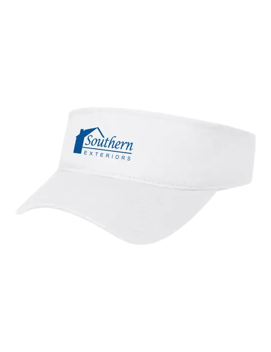 White Cap Visor w/Southern Exteriors Logo