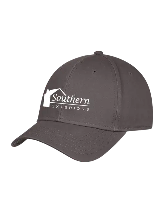 Charcoal Structured Cap Hook & Loop w/Southern Exteriors Logo