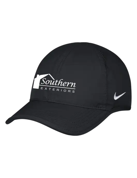 Nike Black Featherlight Cap w/Southern Exteriors Logo