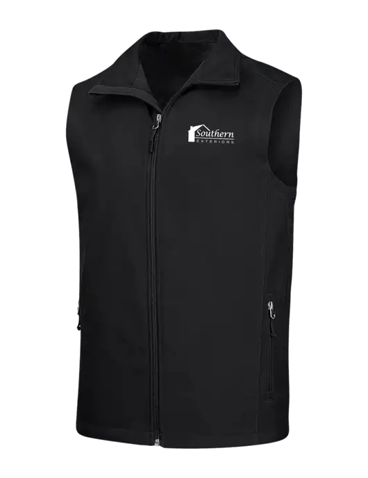 Black Core Soft Shell Vest w/Southern Exteriors Logo
