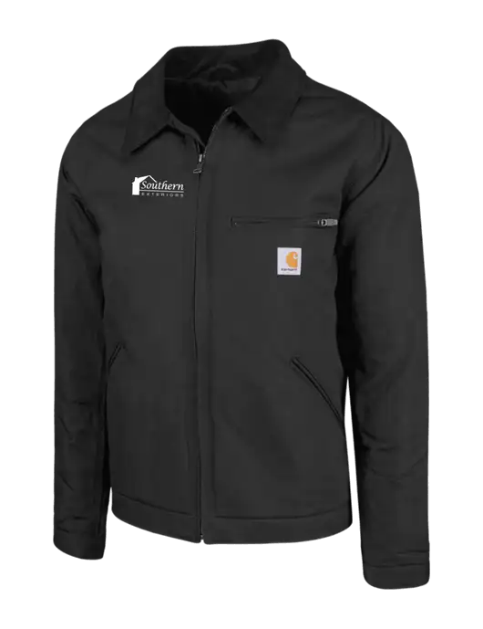 Carhartt Black Duck Detroit Jacket w/Southern Exteriors Logo