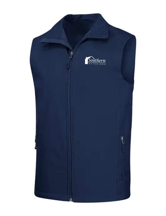 Navy Core Soft Shell Vest w/Southern Exteriors Logo