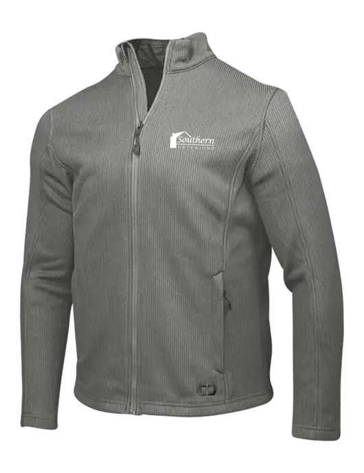 OGIO Medium Grey Grit Fleece Jacket w/Southern Exteriors Logo