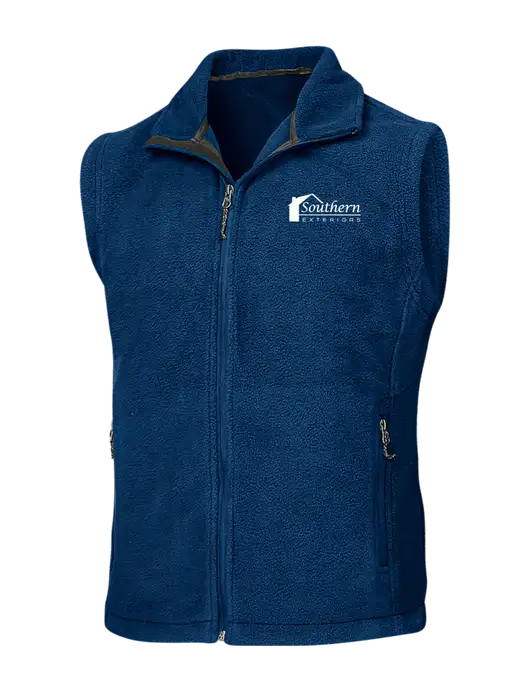 Navy Fleece Vest w/Southern Exteriors Logo