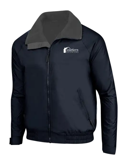 True Navy/Grey Heather Classic Competitor Jacket w/Southern Exteriors Logo