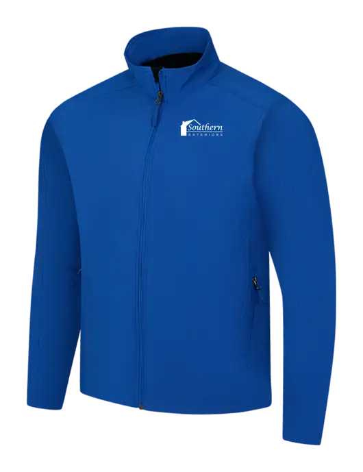 Dark Royal Core Soft Shell Jacket w/Southern Exteriors Logo