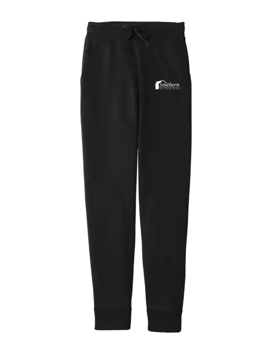 Sport-Wick Black Fleece Jogger w/Southern Exteriors Logo