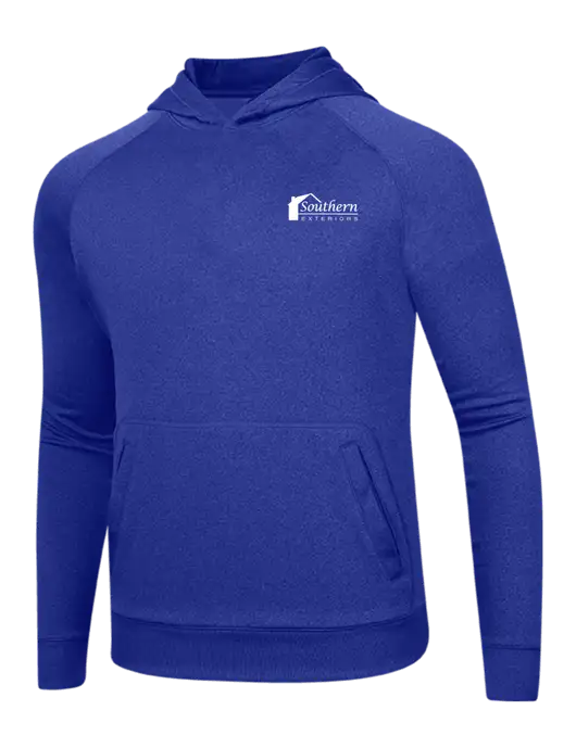 Tech True Royal Fleece Hooded Sweatshirt w/Southern Exteriors Logo