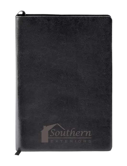 Fabrizio Black Soft Cover 5.75 x 8.125 Journal w/Southern Exteriors Logo