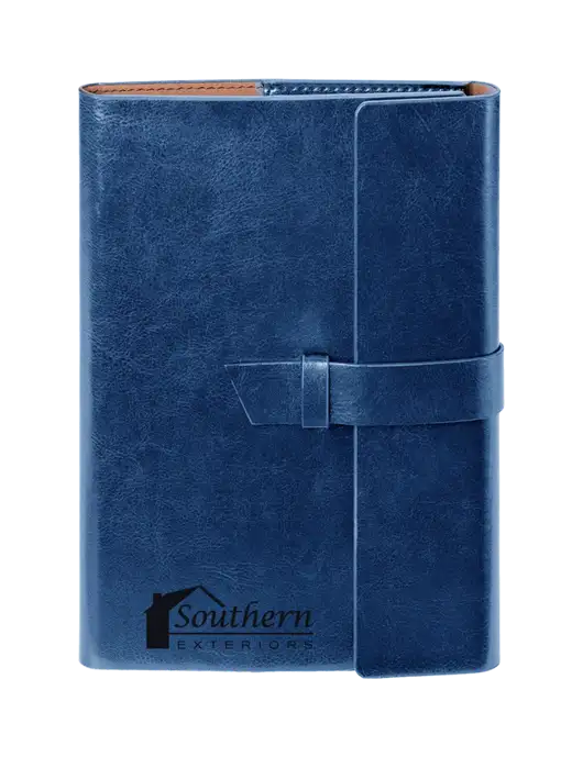 Fabrizio Blue 6.875 x 9.56 Portfolio w/Southern Exteriors Logo