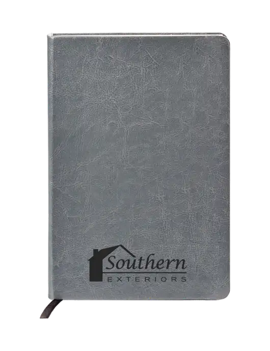 Fabrizio Grey Hard Cover 5.75 x 8.3 Journal w/Southern Exteriors Logo