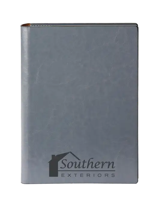 Fabrizio Grey 7 x 9.625 Padfolio & Notepad w/Southern Exteriors Logo