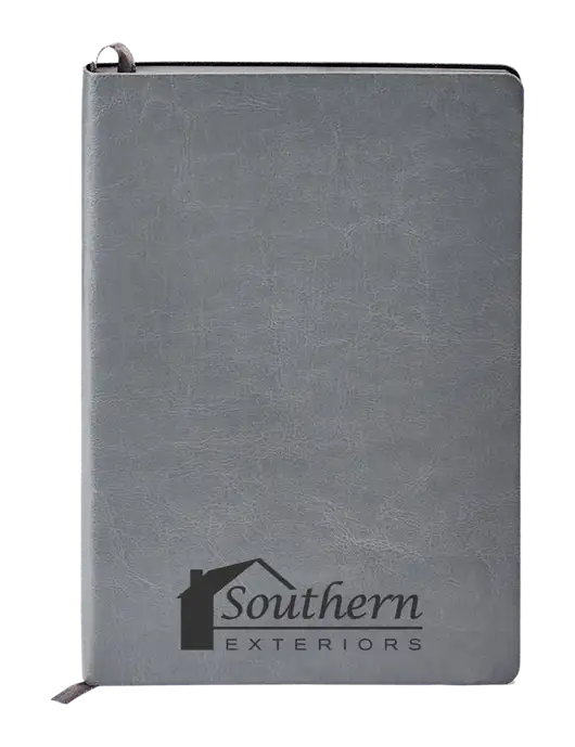 Fabrizio Grey Soft Cover 5.75 x 8.125 Journal w/Southern Exteriors Logo