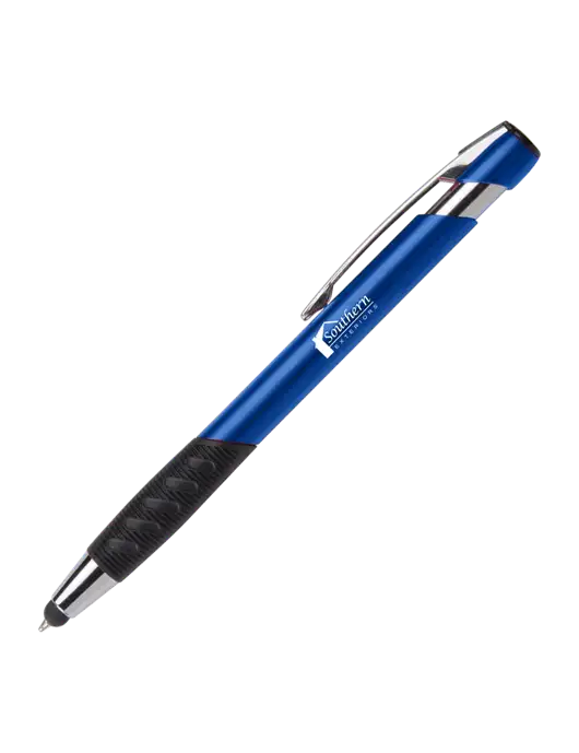 Alize Blue Stylus Black Ink Pen w/Southern Exteriors Logo