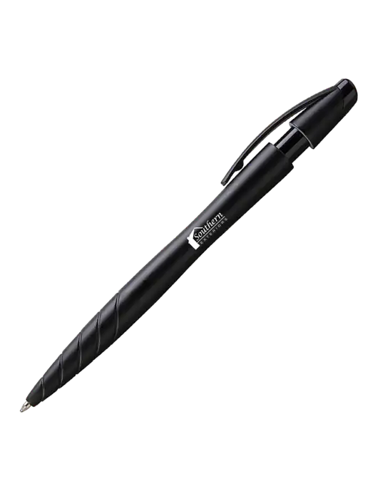 Awali Black Metallic Pen - Black Ink w/Southern Exteriors Logo